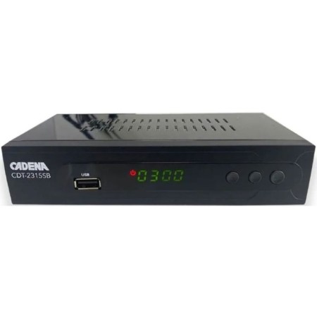 Digital TV prefix DVB-T2 Cadena CDT-2315SB black