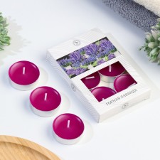 A set of tea candles flavored 