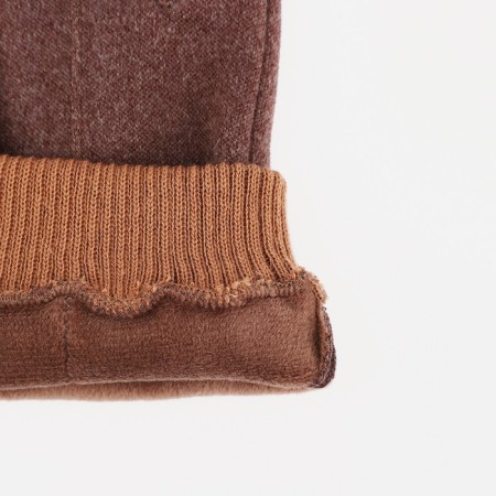 Gloves are male, dimensionless, without insulation, brown color-2