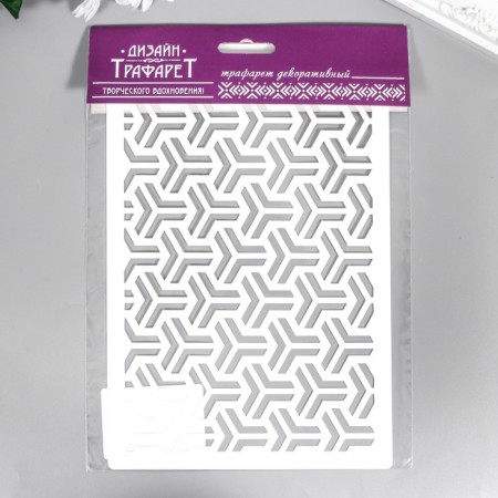 Plastic "pattern" 24x16 cm stencil-2