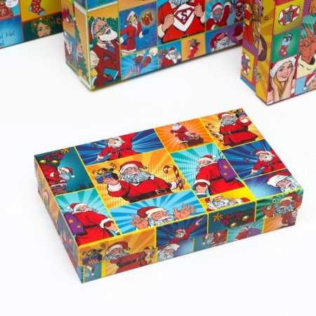 Set of boxes 4 in 1 "ROP -Art New Year", 30 x 20 x 8 - 24 x 14 x 5 cm-2