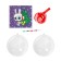 New Year's set for creativity. Fir -tree ball with the coloring “New Year! Gift Bunny ", D = 10 cm