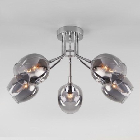 MARCI chandelier, 5x40W E27, chromium color-3