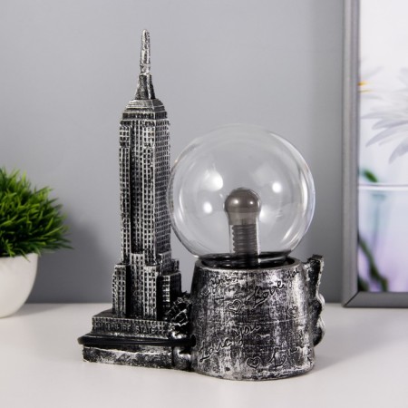 Plasmic ball "Empayer Steit" gray 14x8x20 cm Risalux-4