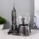 Plasmic ball "Empayer Steit" gray 14x8x20 cm Risalux