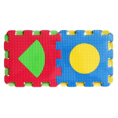 Puzzle rug "We study the figures"-7