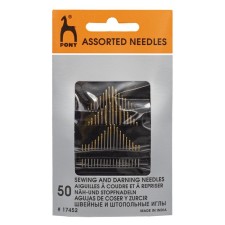 Assorted needles, 50 pcs. packaged