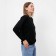 Female sweatshirt, black color, size 50
