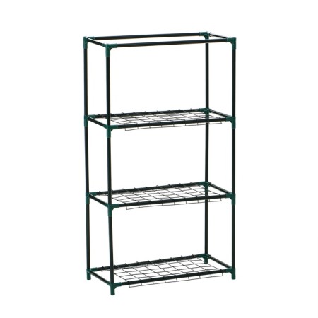 Greenhouse-string 3 shelves (mesh) 46*24*80 cm, PVC film, met. Pipe D-12 mm-14
