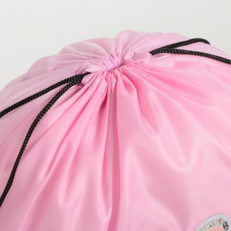 Pink Mood shoe bag with sequins, size 30 x 40 cm-2