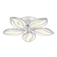Светильник светодиодный потолочный с пультом Ambrella light, Original, FA466, 5хLED, 90 Вт, 6750Lum, 3000-6400К, цвет хром