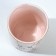 Ceramic MEOW glass, pink, 8 x 9.5 cm, pink color