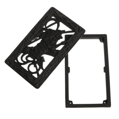 Ventilation grate "Baba Yaga", RV-1A, Rubtsovsk, 140x250x17 mm-2