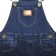 Semi -combinezone jeans for boys, height 98 cm, blue color