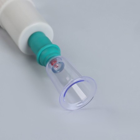 A set of vacuum cans for massage, with a pump, 6 pcs, D 6.8/5.9/5.2/4.4/3.4/3 cm-3