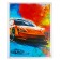 Notebook of 48 sheets in the “bright car” cage, plastic cover, mix