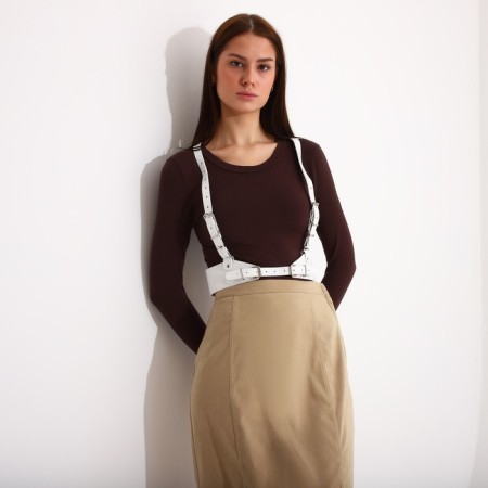 Breefules on buckles, white color-1