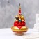 Musical souvenir "Temple" No. 1, red-gold, manual painting, 12x22 cm