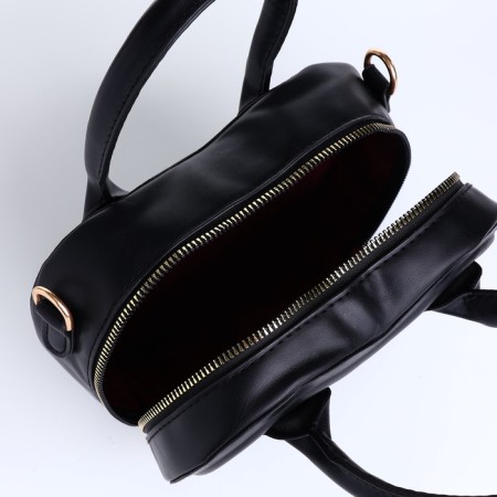 Bag Women's Cross-Bodi with a zipper, black color-11