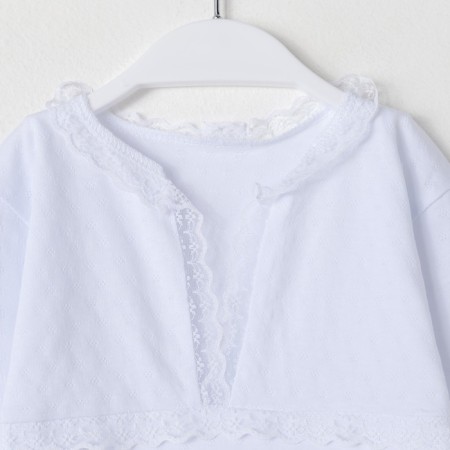 Baptist shirt, white color, height 80-3