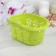 Storage basket with Polyanka handles, 20 × 13.5 × 10 cm, color mix