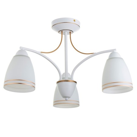 Franix chandelier 3he27 40w is white 54x54x30 cm Bayerlux