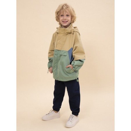 Windbreaker for boys, height 140 cm, sandy color-2