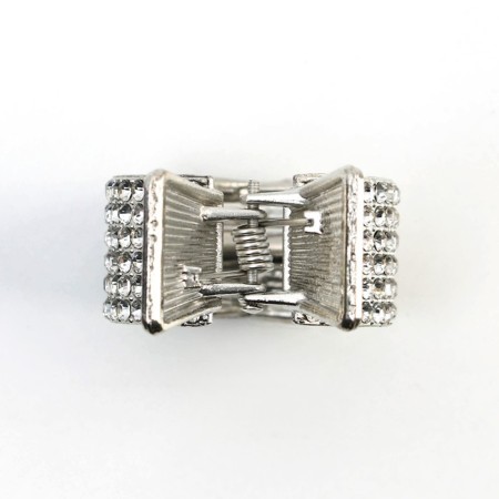 Hair clamp with rhinestones "Tenderness", 3.5 x 4.5 x 1.5 cm-6