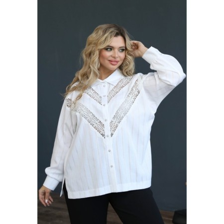 Female shirt, size 46, white color