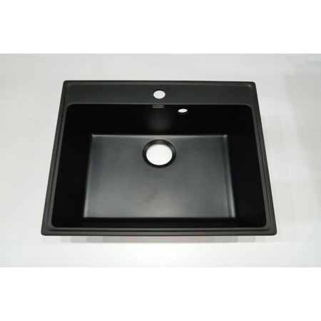 Kitchen Quartz Kvartz Ulgran Quartz Forte 580, 580x500 mm, color 07 coal