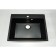 Kitchen Quartz Kvartz Ulgran Quartz Forte 580, 580x500 mm, color 07 coal