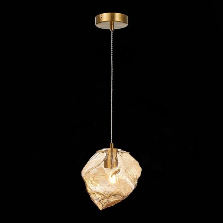 STL LUCE Sus. SL1175.303.01. Portici. 1x40 W, E14, 18x18 cm, brass color-1