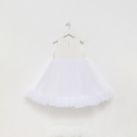 Платье для девочки MINAKU: PartyDress цвет белый, рост 116-13