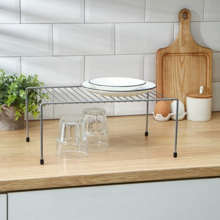 Cabinet shelf, 35.5 × 22 × 13 cm, chromium color