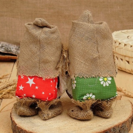 Orak-Domova "Vasilek in a linseed cap, with a ruble", 18x11x10cm, mix-4
