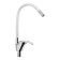 Zein Z2074W kitchen mixer, silicone spout, 40 mm cartridge, brass, white/chrome