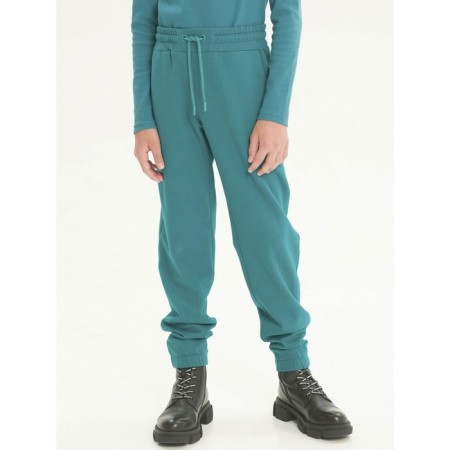 Pants for boys, height 116 cm, emerald color