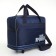 Road bag on wheels, a long belt, with an increase, the outer pocket, the color is blue
