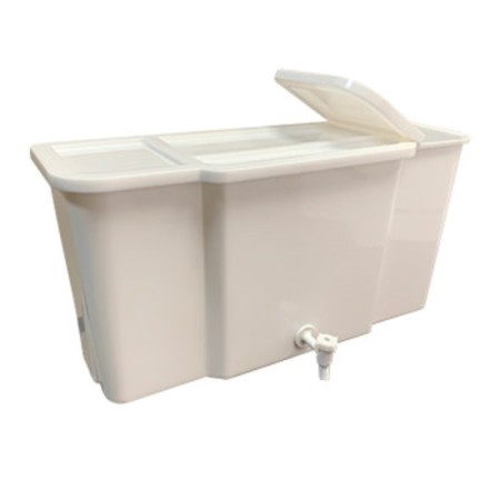 Wall -mounted tank "Aquarius", without AVN, plastic tank, 17 l, white-1