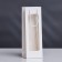A package for a bottle with a plastic window 12.5 × 8.5 × 36 cm, white