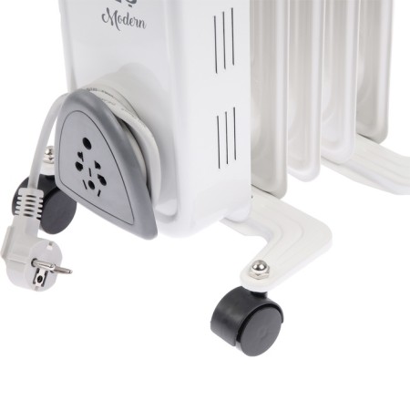 ENGY EN-2205 Modern, oil, 1000 watts, 5 sections, white-7
