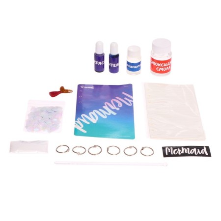 Set for experiments “Create a notebook from epoxy resin. Sea"-1