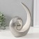 Souvenir Ceramics "Hurry with a ball" silver-white 27x22x7 cm