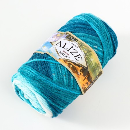 Yarn "Burcum Batik" 100% acrylic 210m/100g (1892)-1