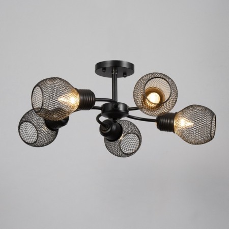 Chandelier 2718/5 E27 40W Black 58x58x28 cm Bayerlux-1