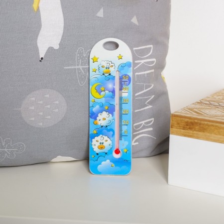 Room thermometer, blue color-1