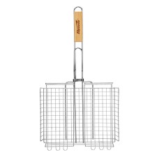 Grill grill, 240x310x55 mm, volumetric, chrome