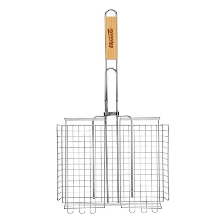Grill grill, 240x310x55 mm, volumetric, chrome