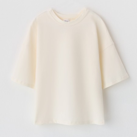 T -shirt Children's Minaku Milk color, height 122 cm-10