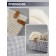 Tag with the "Hand Made" button, 8 × 1.5 cm, set 10 pcs, brown